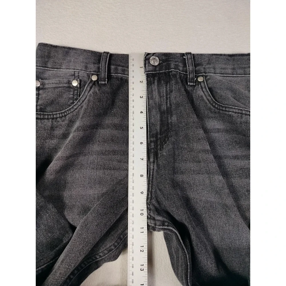 Levis SilverTab Stay Loose Jeans Youth 18 Gray Wide Leg Denim Adjustable Waist